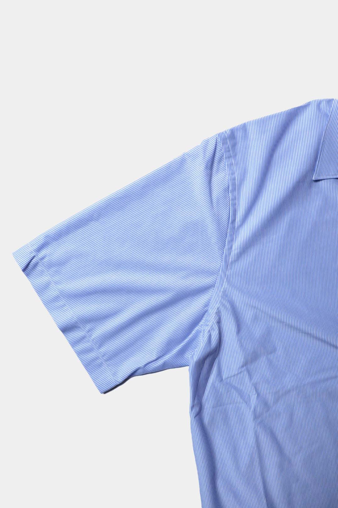 26SS【KANEMASA PHIL.】46G Stripe Ether Shirt / BLUE