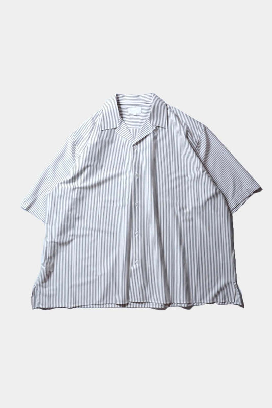 26SS【KANEMASA PHIL.】46G Stripe Ether Shirt / PS BLACK