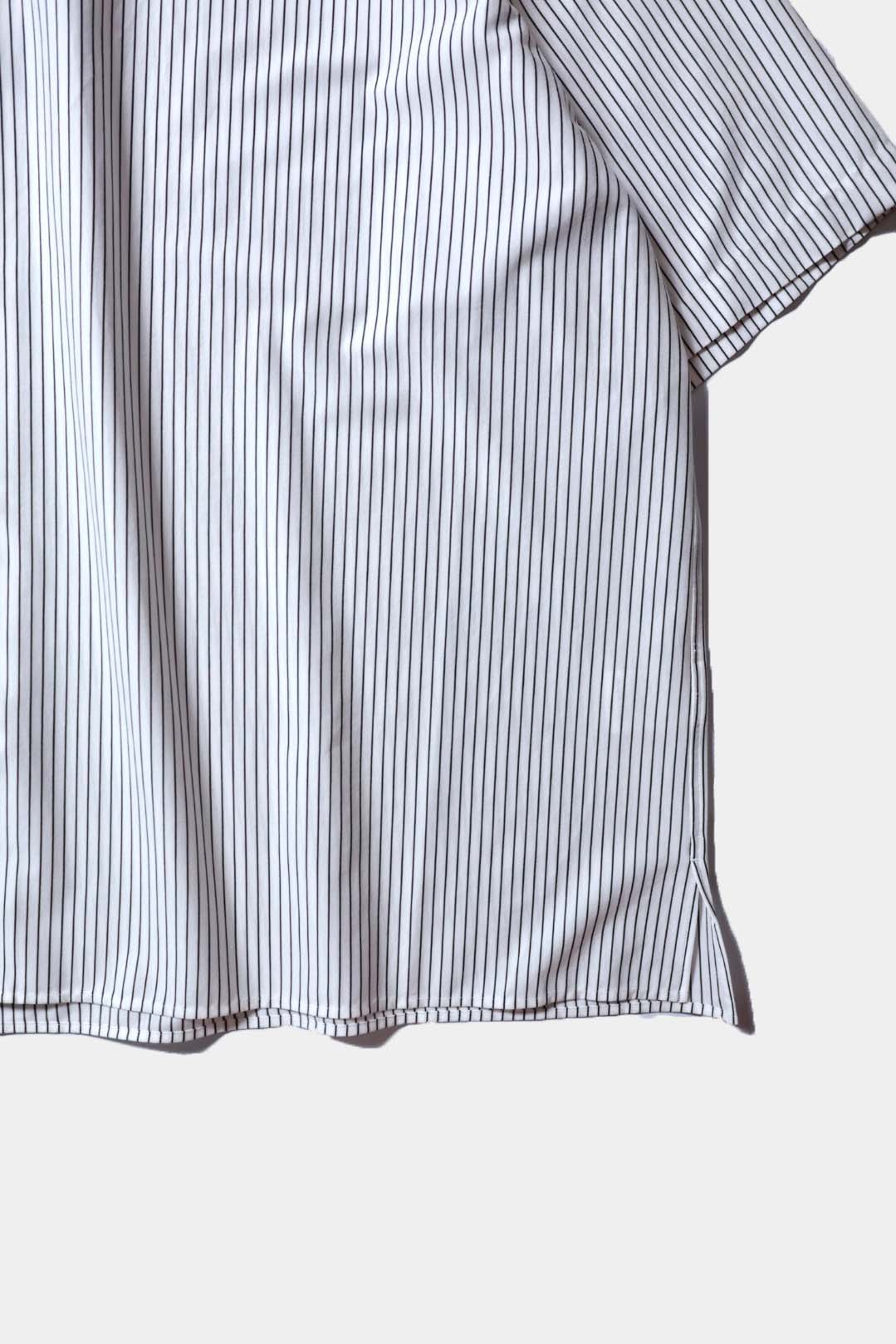 26SS【KANEMASA PHIL.】46G Stripe Ether Shirt / PS BLACK