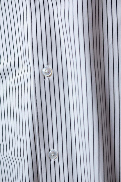 26SS【KANEMASA PHIL.】46G Stripe Ether Shirt / PS BLACK