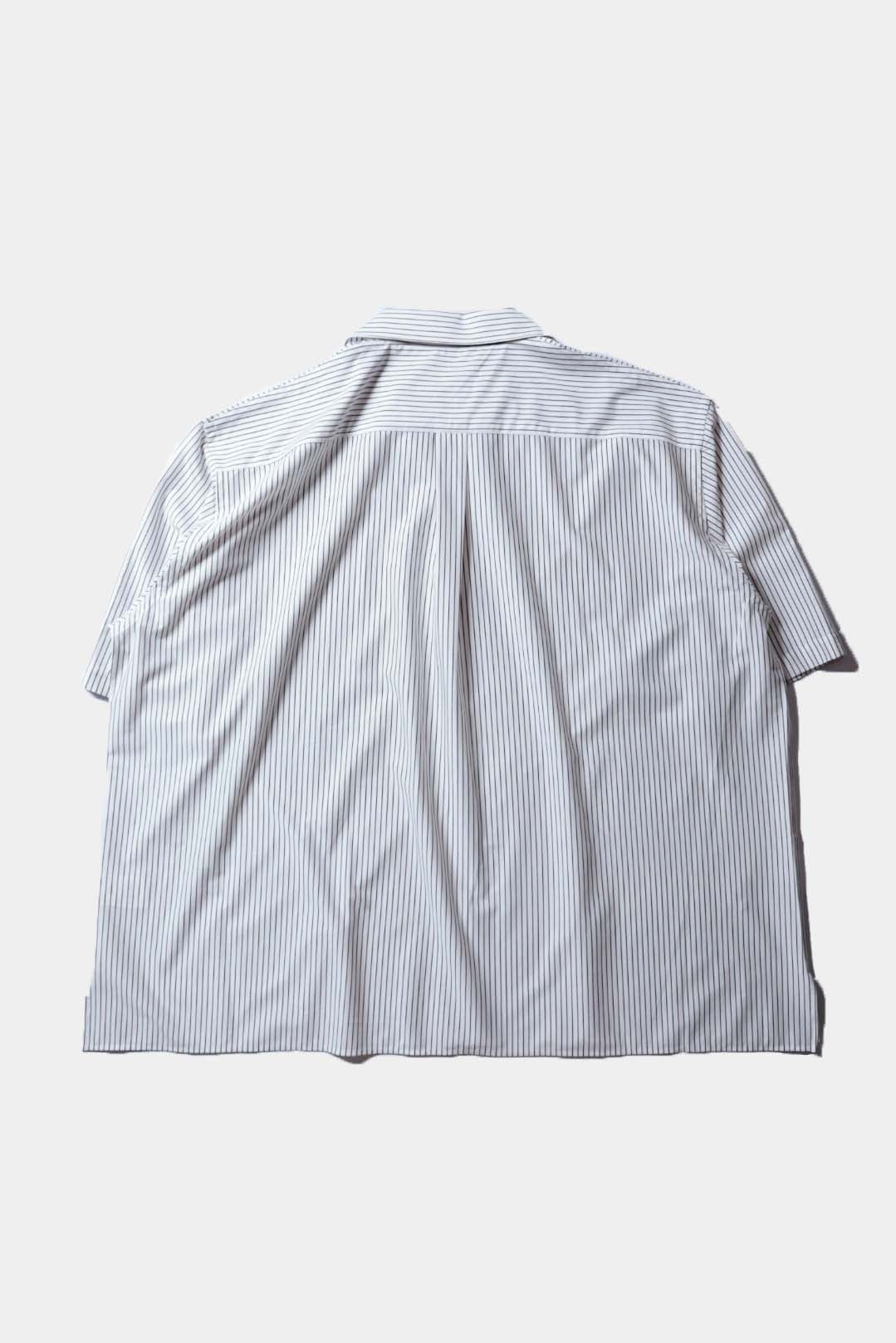 26SS【KANEMASA PHIL.】46G Stripe Ether Shirt / PS BLACK