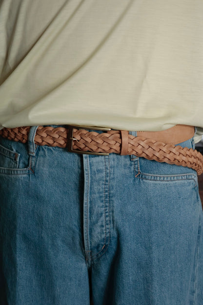 26SS【Post Production】Mesh - Belt / Alaska Natural × Gold