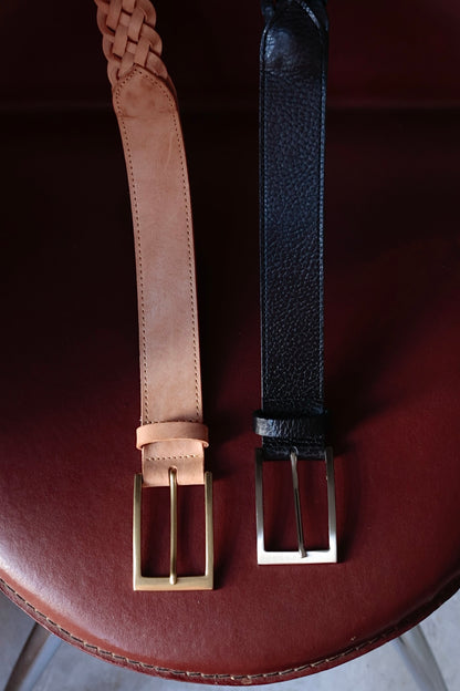 26SS【Post Production】Mesh - Belt / Alaska Natural × Gold
