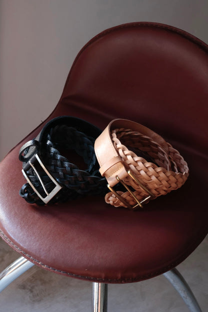 26SS【Post Production】Mesh - Belt / Alaska Natural × Gold