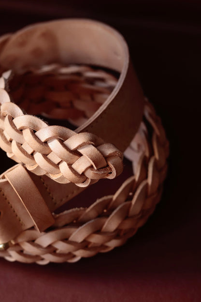 26SS【Post Production】Mesh - Belt / Alaska Natural × Gold