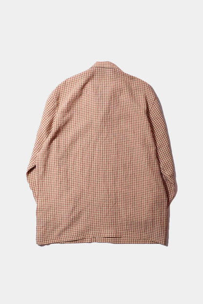 26SS【Cale】Lime Indigo Cotton Silk Shirt