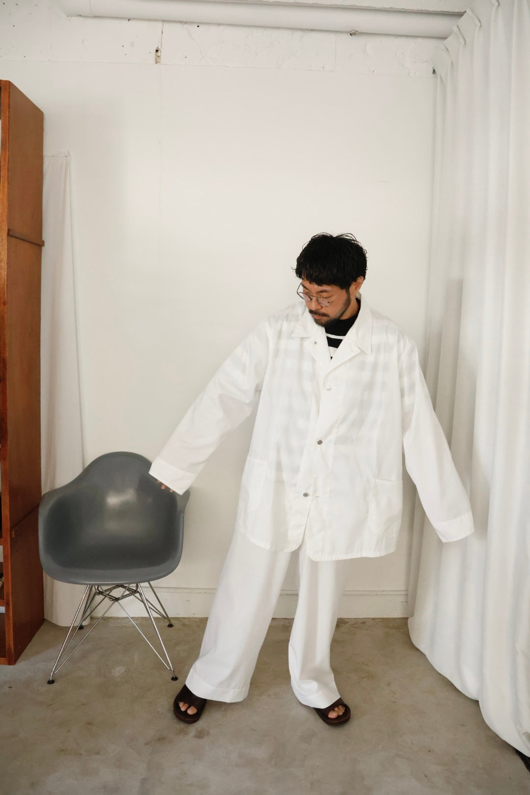 26SS【KOOKY ZOO 】JUVENILE  EAZY PANTS (White)