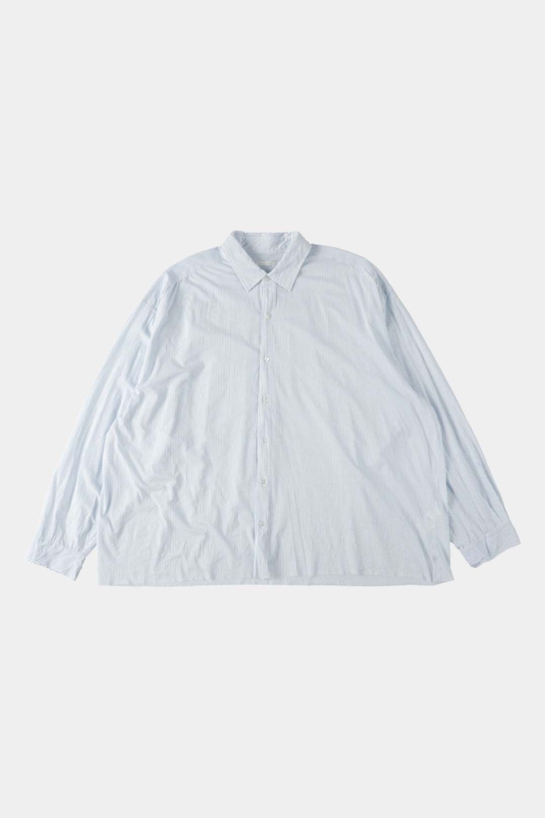 【KANEMASA PHIL.】46G Stripe Artisan Shirt