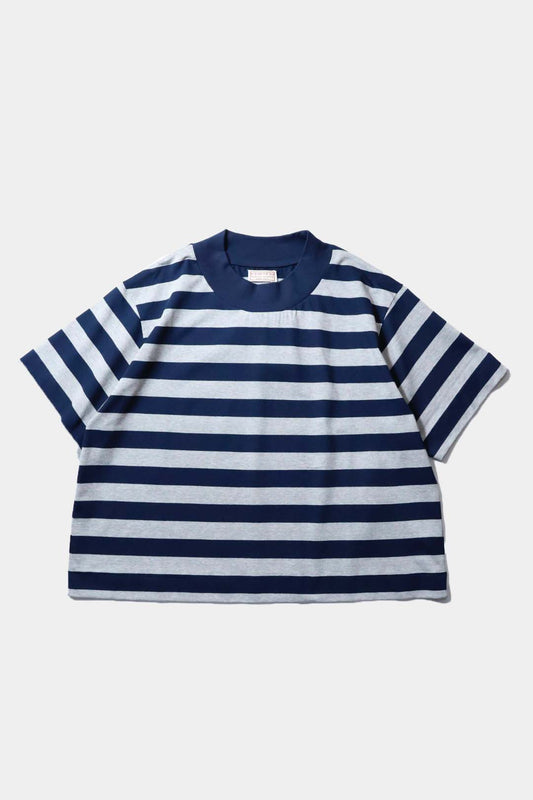 26SS【KOOKY ZOO 】JUVENILE BORDER TEE  (NAVY × GRAY)