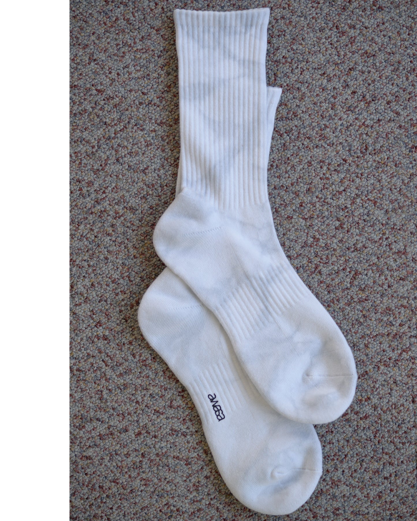 awasa / TUBE SOCKS "Tie dye (gray × white)"