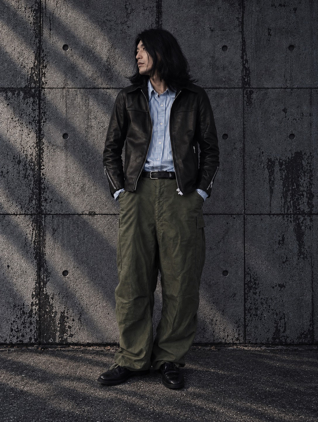 【A LEATHER】ROADSTER JACKET