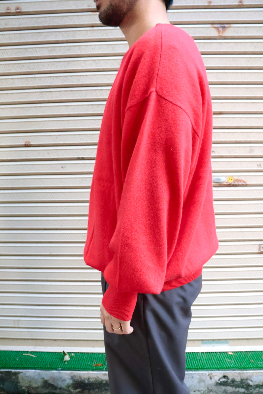 【barbell object】 ls knit / RED