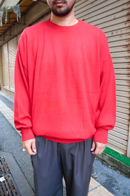 【barbell object】 ls knit / RED