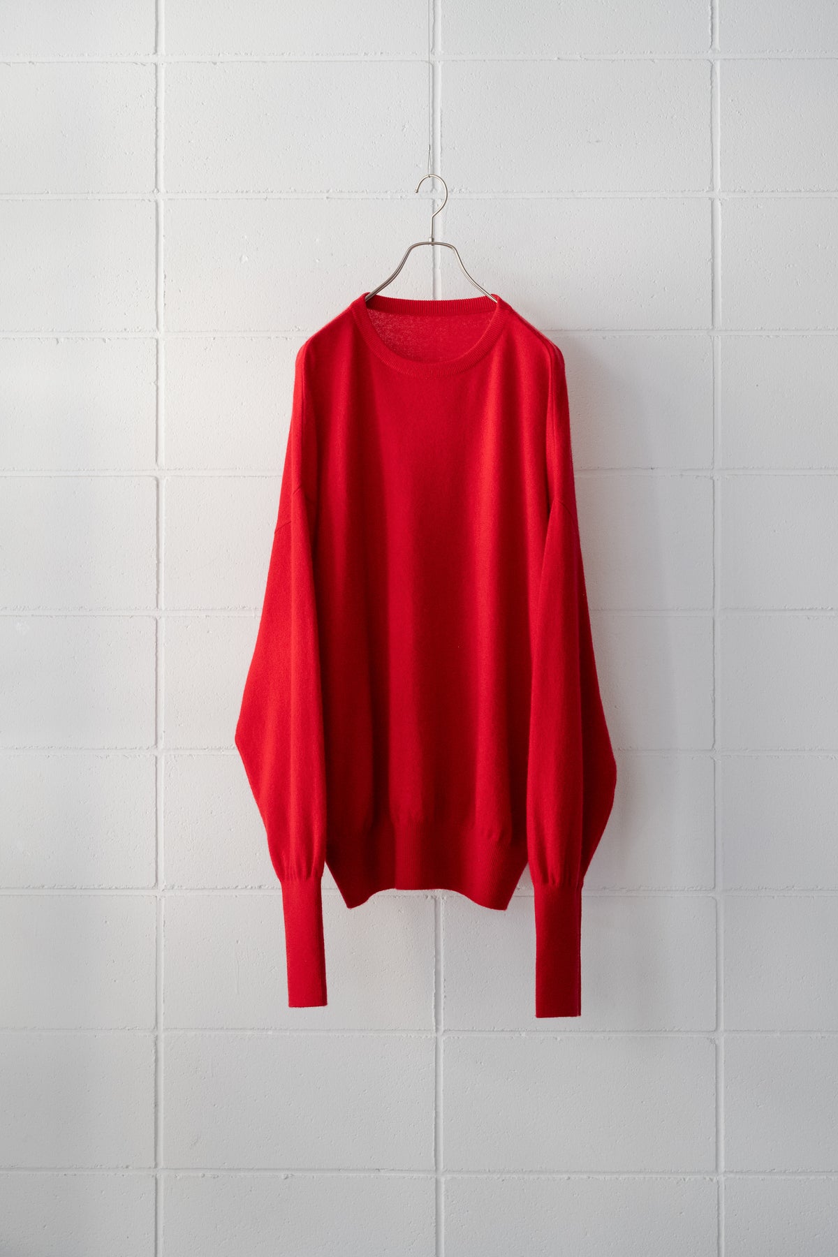 【barbell object】 ls knit / RED