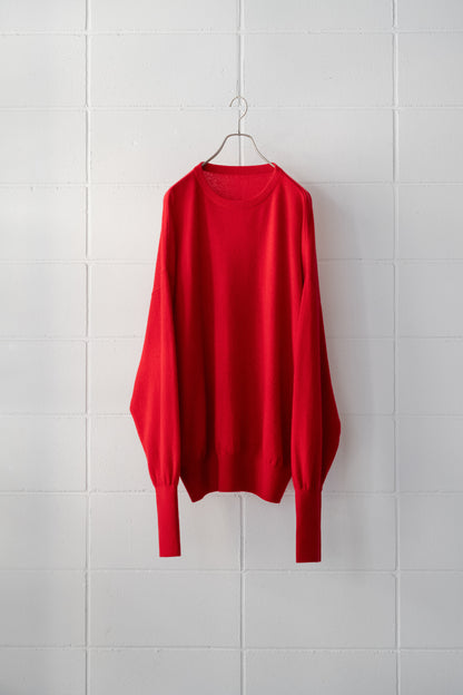 【barbell object】 ls knit / RED
